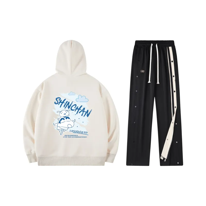 Crayon Shinchan Sweatshirt Set Unisex-12