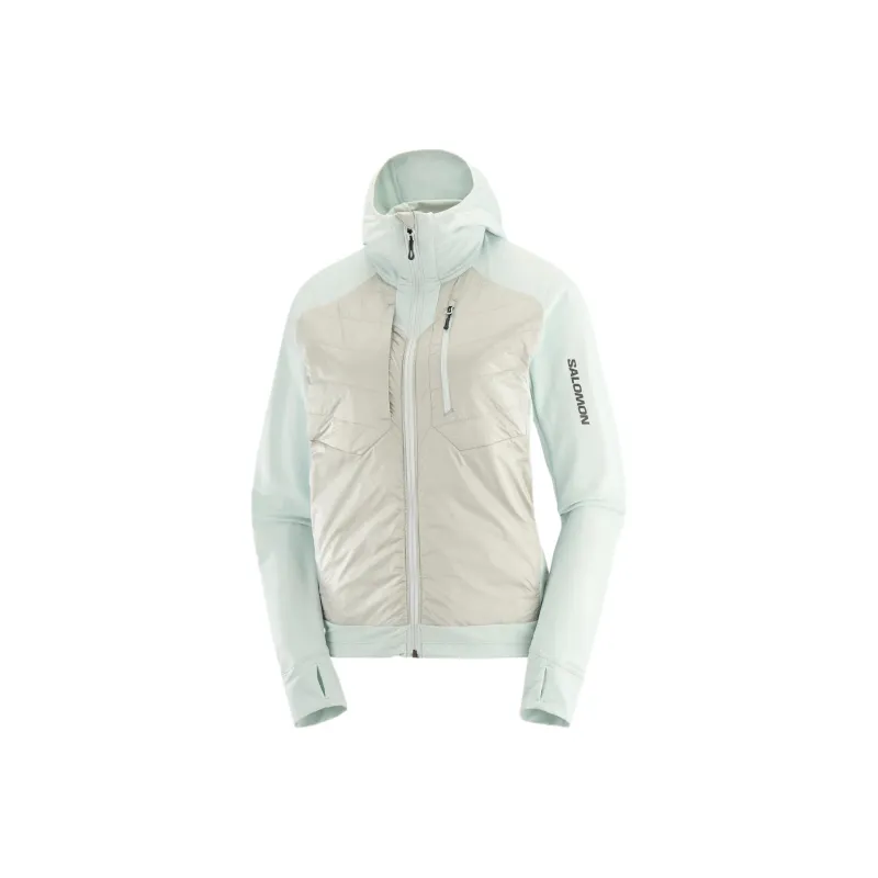 SALOMON ELIXIR HYBRID HD Jacket Women's Mist Blue-0