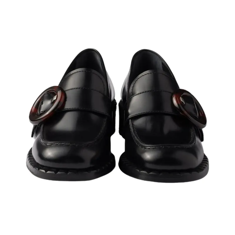 PRADA Loafers Women's Black-4