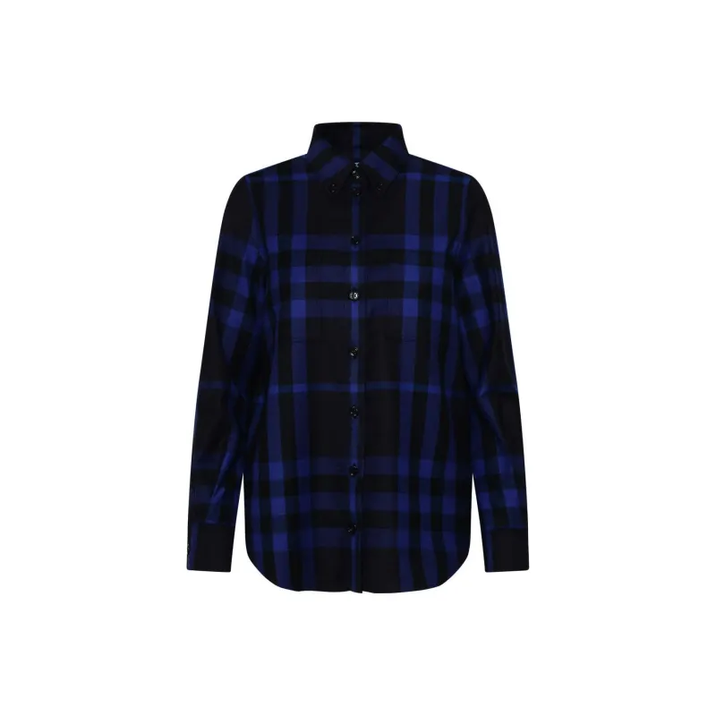 Burberry FW22 Shirt Women's Blue-0