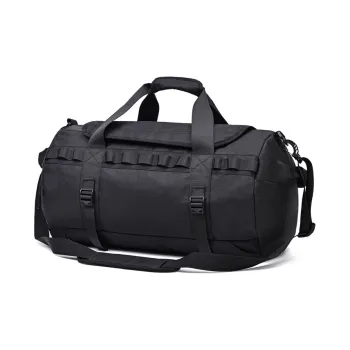 H YXIANG Oxford Travel Bag Unisex Black