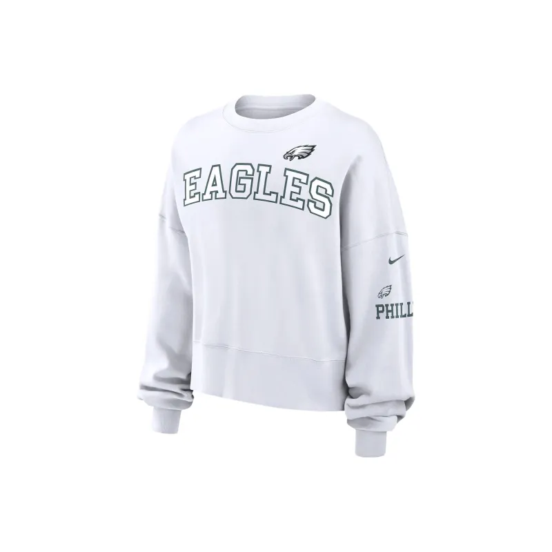 Nike NFL FW24 Philadelphia Eagles Sweatshirt Women's White-0