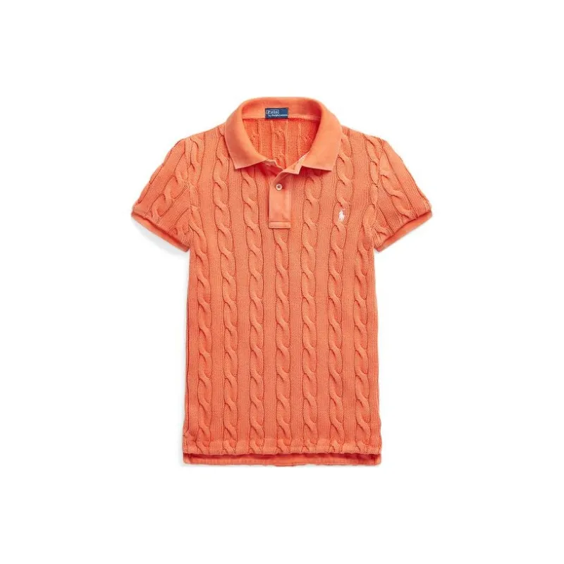Polo Ralph Lauren SS24 Polo Shirt Women's Orange-0