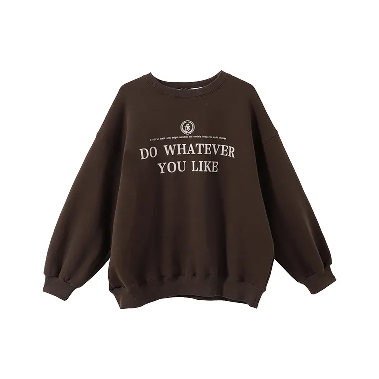 YUMOMO STAR Crew Neck Loose Fit Sweatshirt Spring And Autumn Women's-2