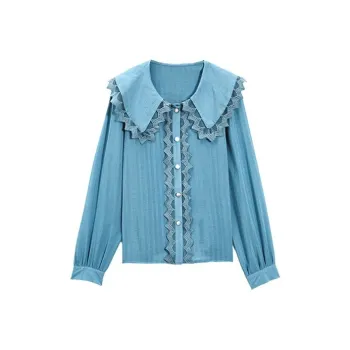 Adeworn Shirts Women's Sky Blue