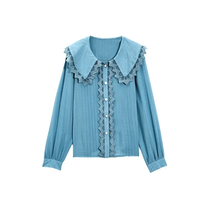 Adeworn Shirts Women's Sky Blue-0