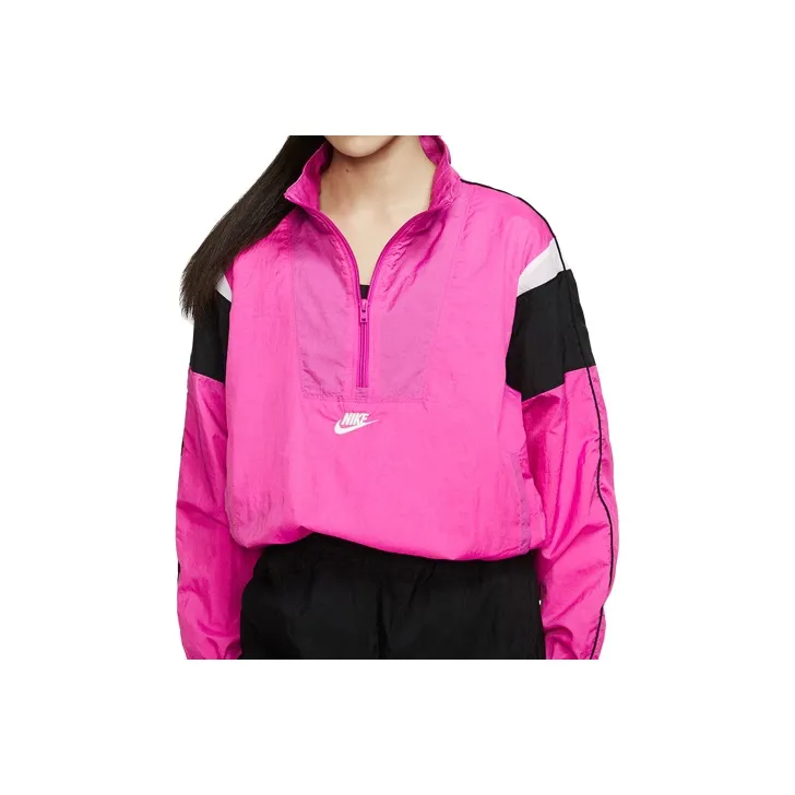 Nike Jackets Women's Flame Pink/Black/White-0