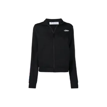 OFF WHITE Athleisure Arrow Track Jacket Black/Pink/Blue