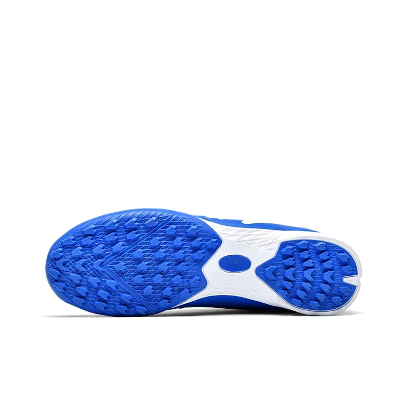 Binary TF Turf Cushioning Abrasion Resistant Lightweight Soccer Shoes Unisex Blue-4