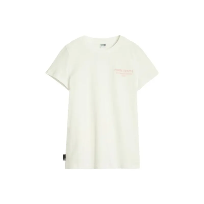 PUMA Regular T Shirt Women's White-0