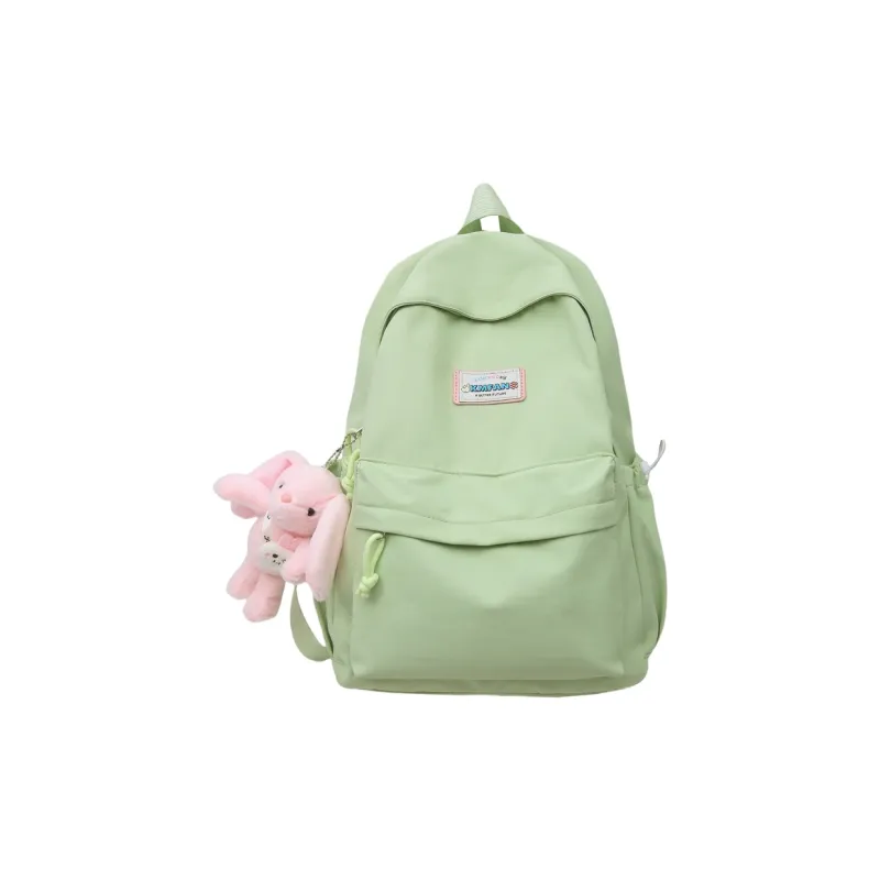 Kaka Tree Nylon Backpack Unisex Black/Pink/Yellow/Green/Blue-8