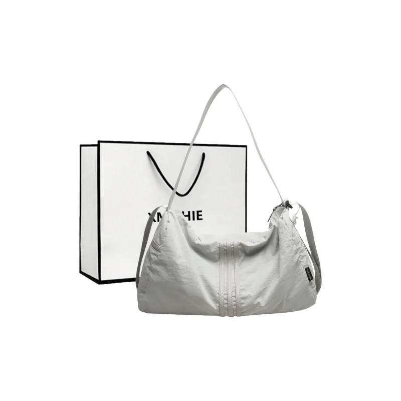 Xmithie Nylon Shoulder Bag Large Size Unisex Multicolor-12