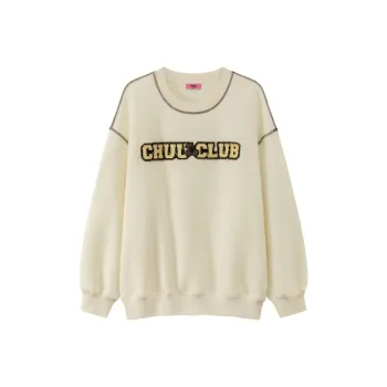 CHUU Sweatshirt Women's White Apricot