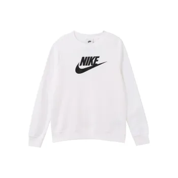 Nike Sportswear Club Fleece Women's Logo Crew Neck Sweatshirt White