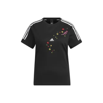 Adidas Raglan Sleeve T Shirt Women's Black