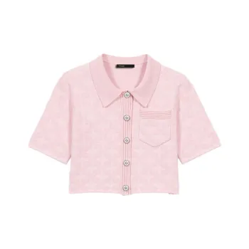 Maje Polo Shirts Women's Pink