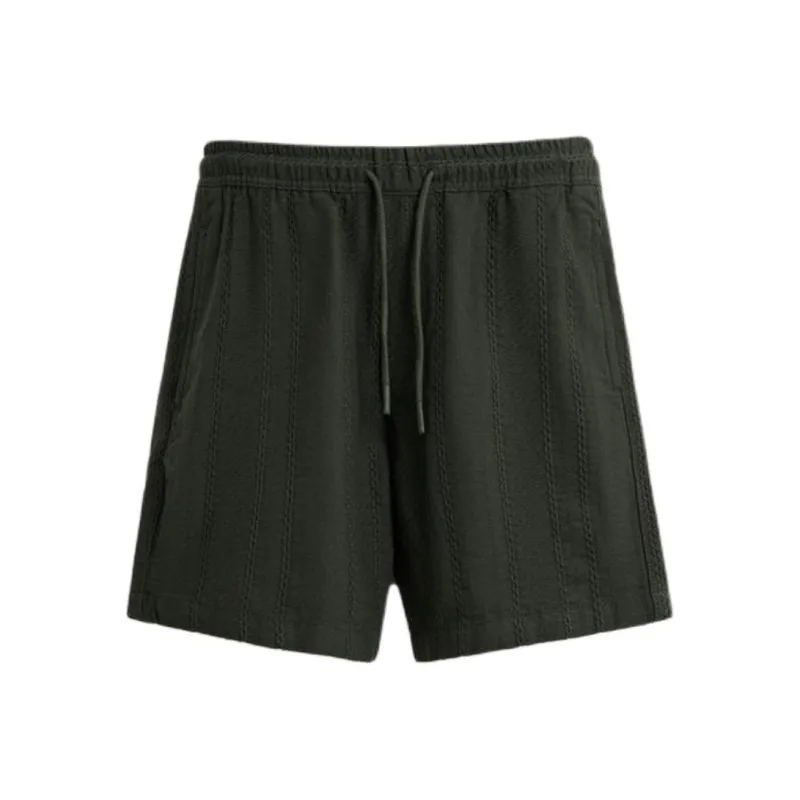 ZARA Casual Shorts Men Green-0