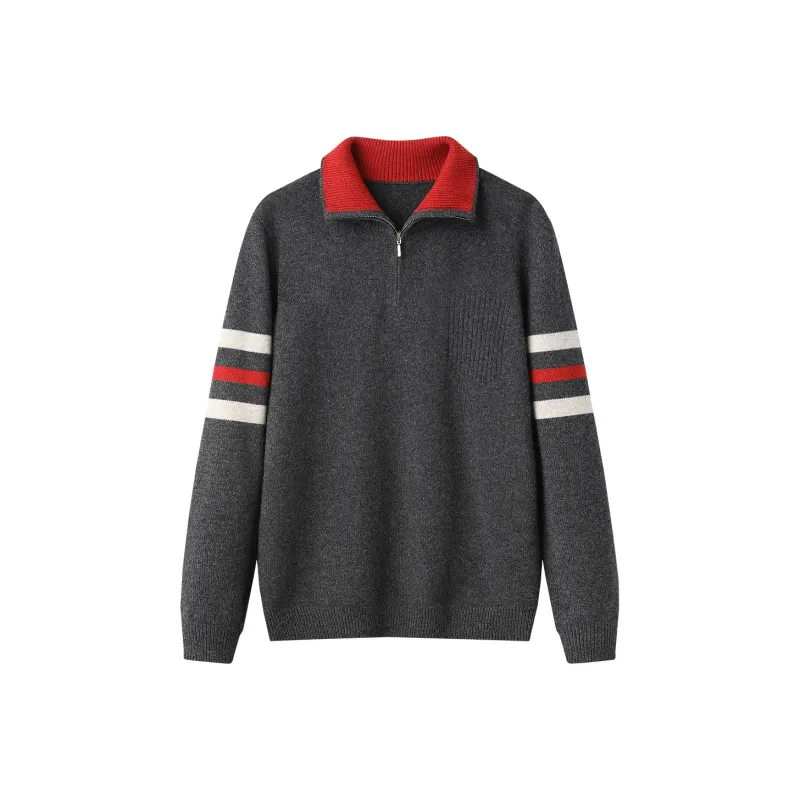 H YXIANG Cashmere Sweaters Unisex-4