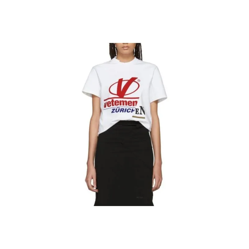 Vetements T Shirts Women's White-0