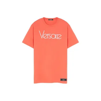 VERSACE 1978 Re Edition Logo Printed Crewneck T Shirt