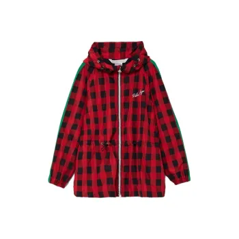 PALM ANGELS Embroidered logo Windbreaker