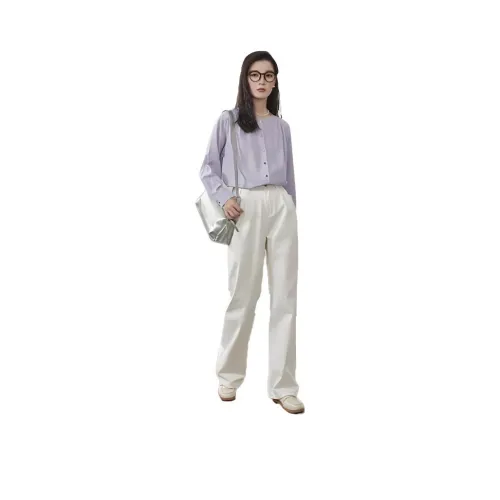 Painting system Shirts Women's Purple