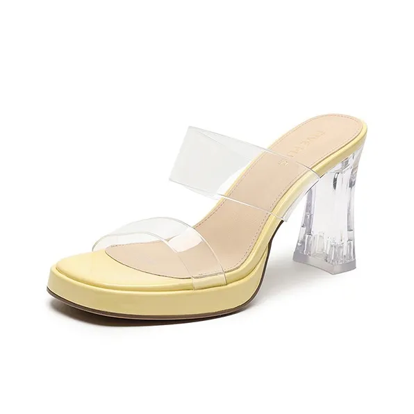 FIVE PLUS Rubber Sole Slip Resistant Slide Slippers Women's-7