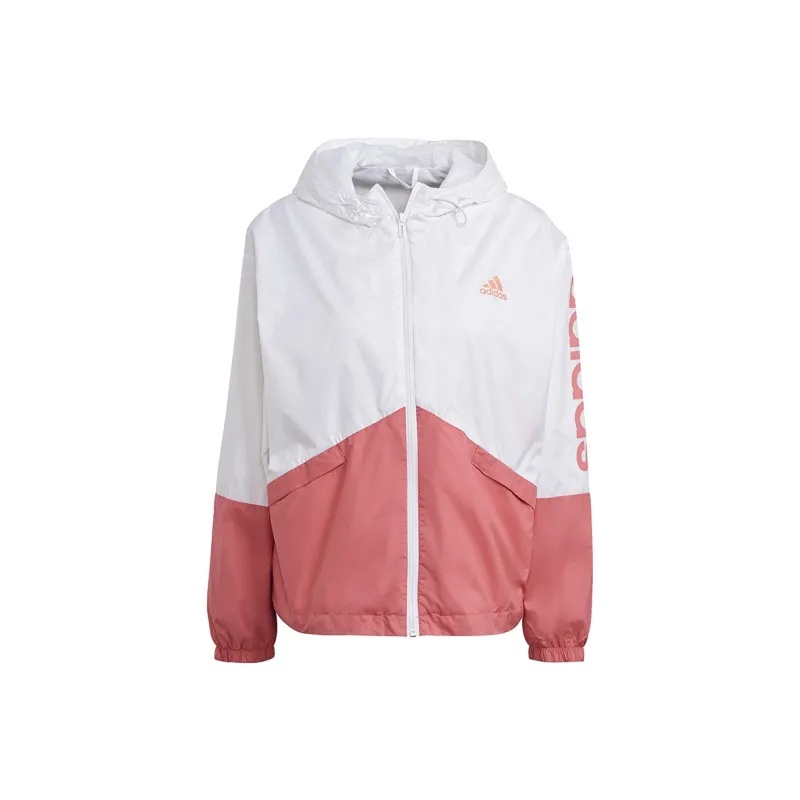 Adidas Jacket Women's White Pink Multicolor-0