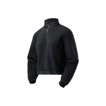 SALOMON RACE FLAG CHROMA CROP W Sweatshirt Women's Pitch Black