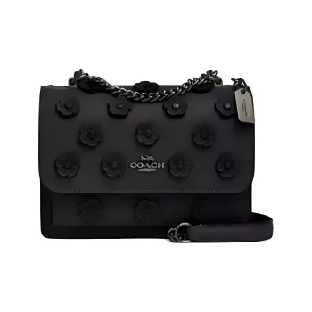COACH Cow Leather Crossbody Bag Mini Women's Black