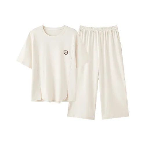 MADALLO Pajama Set Women's Ecru