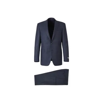 Canali Checked Single breasted Suit