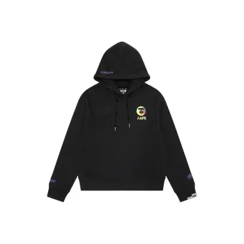 Aape Logo embossed Cotton Hoodie