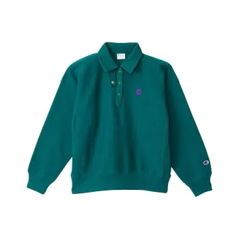 Champion Reverse Weave FW24 Sweatshirt Women's Dark Green