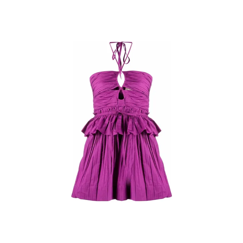 Ulla Johnson Peplum-waist Gathered Playsuit-0