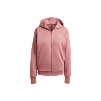 Adidas All Szn Fleece Full Zip Hoodie Preloved Crimson