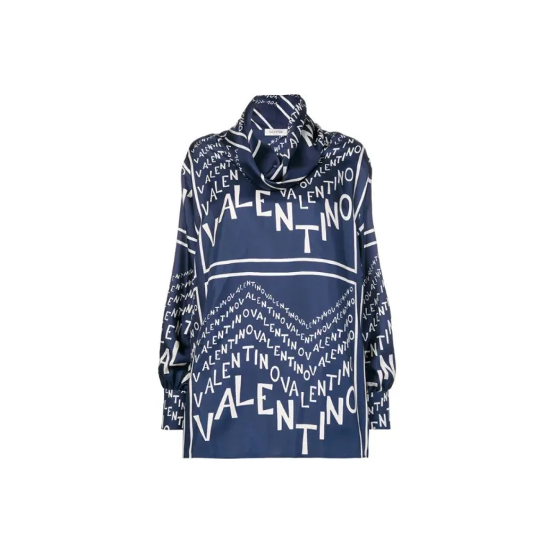 Valentino SS22 Shirt Women's Dark Blue-0