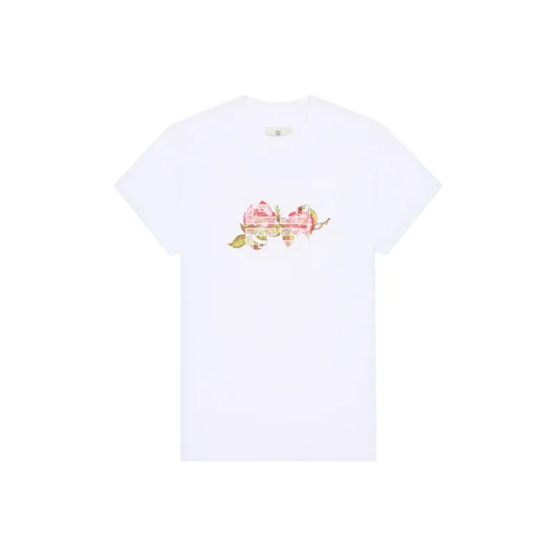 Givenchy 4G Lace Cotton T shirt-0