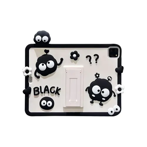 Sopi 3D Effect Coal Ball Floral Stand 1 Compatible With IPad Pro/Mini 6/iPad Air 7 Tablet Protective Cases
