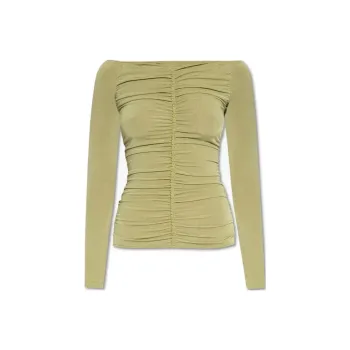 Givenchy Raglan Sleeve T Shirt Women's Yellow Green