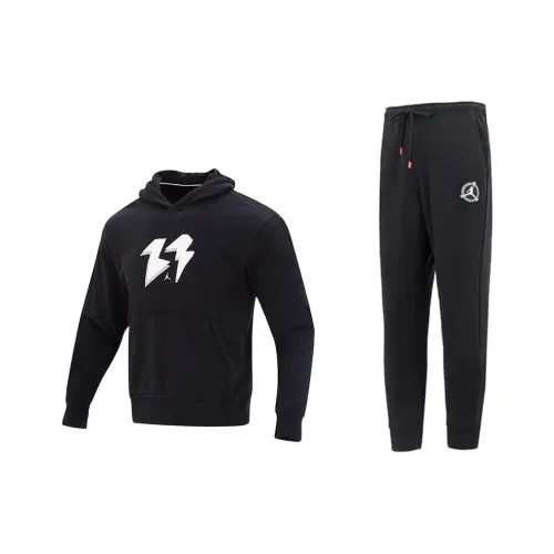 Jordan Sweatshirt Set Men's Black
