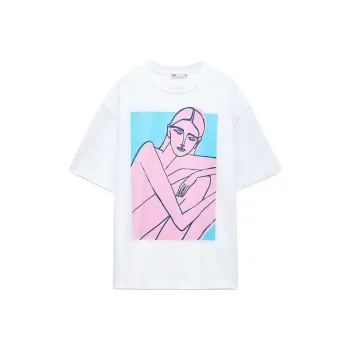 ZARA T-Shirts Women's White