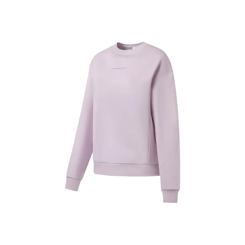 LINING Fitness Series Sweatshirts Women's Lotus Root Powders Purple-0