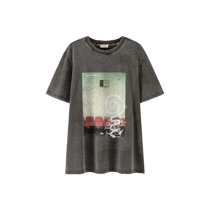 NO ONE ELSE T Shirts Unisex Black Gray-0