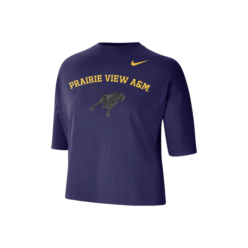 Nike T-Shirts Women's Purple Blue-0