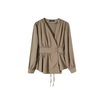 CPAURA Shirts Women's Coffee
