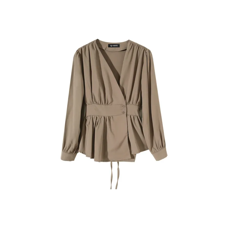 CPAURA Shirts Women's Coffee-0