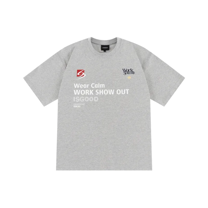 WORKSOUT Drop Shoulder Sleeve T Shirt Unisex-4