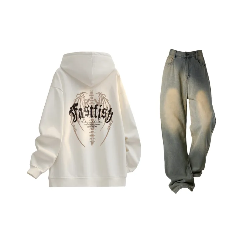 FASTFISH Sweatshirt Sets Unisex-4