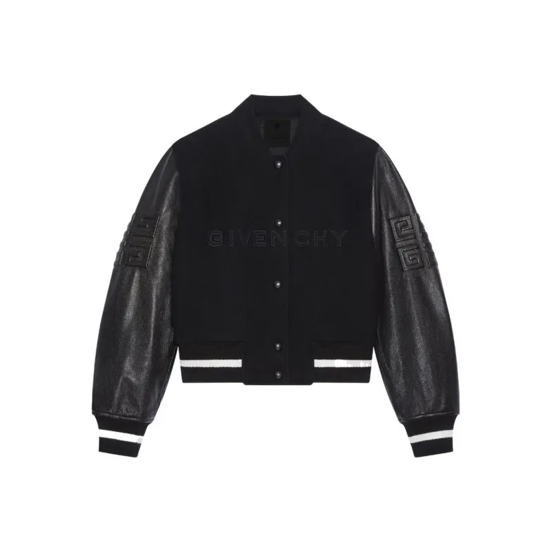 Givenchy Cropped Varsity Jacket-0